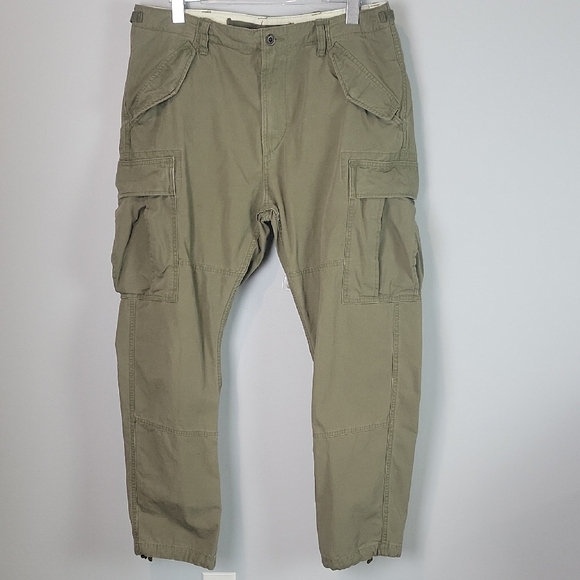 Polo Ralph Lauren Slim Cargo Paratrooper military pants mens size34x30